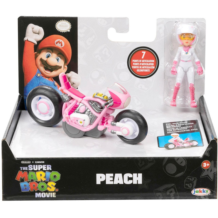 San-ei The Super Mario Bros. - Pull Back Racer with Peach