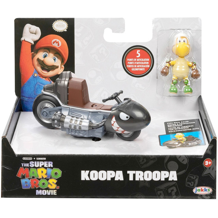 San-ei The Super Mario Bros. - Pull Back Racer with Koopa Troopa