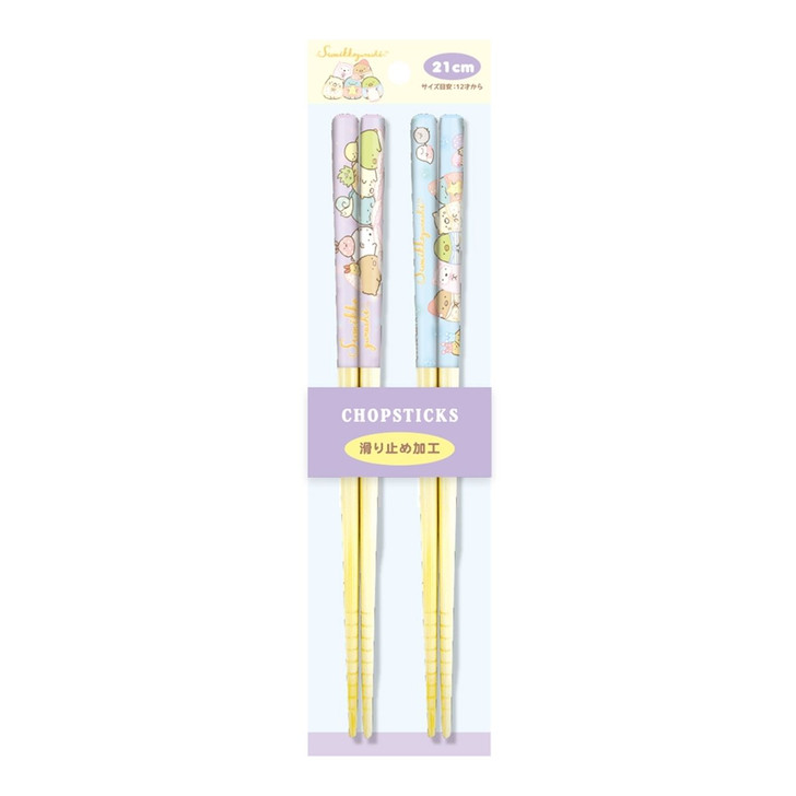 T's Factory Bamboo Chopsticks 2 Pair Set - Sumikko Gurashi - Sleepover Party