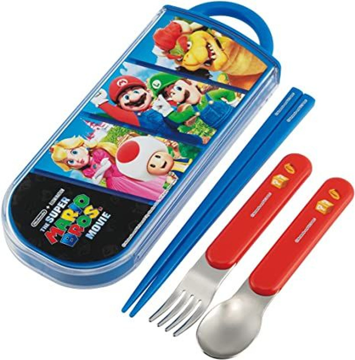 Skater Lunch Trio Set (Fork, Spoon, Chopsticks) The Super Mario Bros. Movie