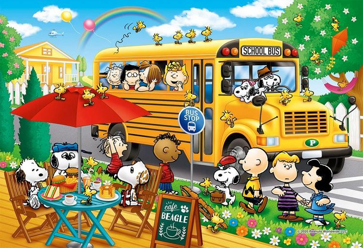 Epoch 31-517s Jigsaw Puzzle Snoopy School Bus Ride (1053 S Pieces)