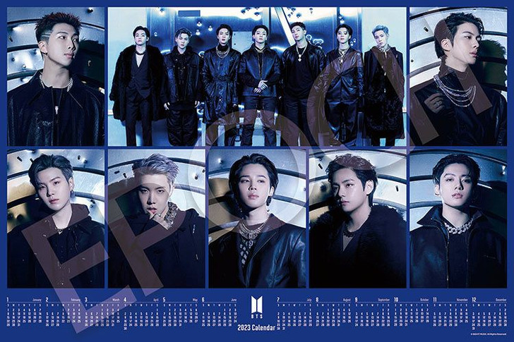 Epoch 13-044s Jigsaw Puzzle Proof 2023 Calender (BTS) (1000 Pieces)