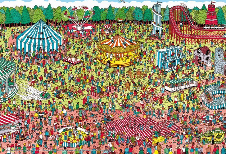 Beverly Jigsaw Puzzle L74-123 Where's Wally? (150 L-Pieces) (4977524741237)