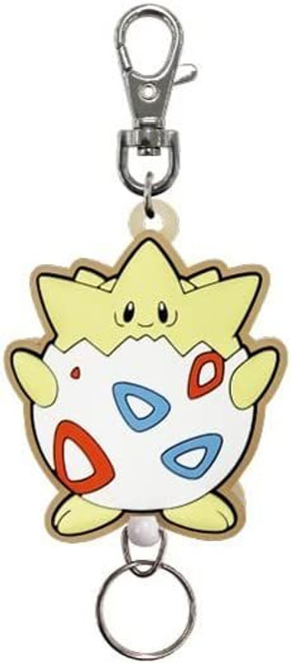 SK JAPAN Pokemon Rubber Reel Keychain - Togepi