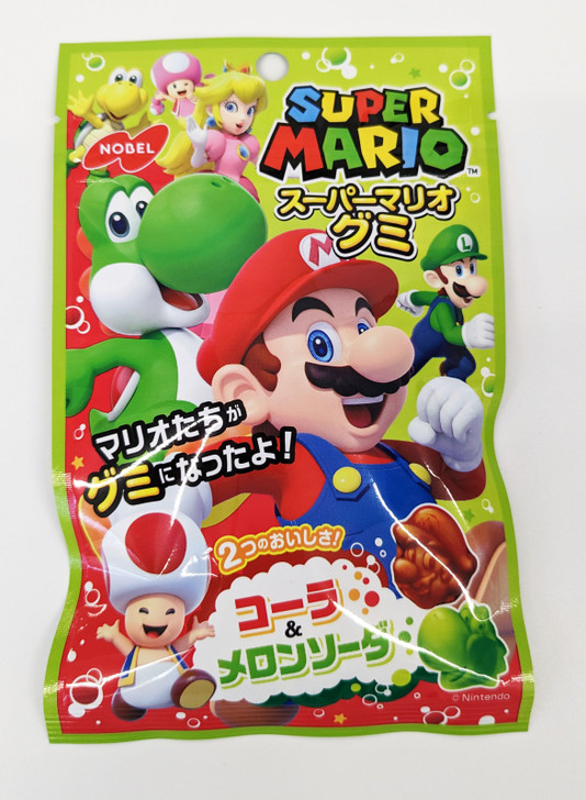 Super Mario Gummy (Fizzy Cola and Melon Soda Flavor)
