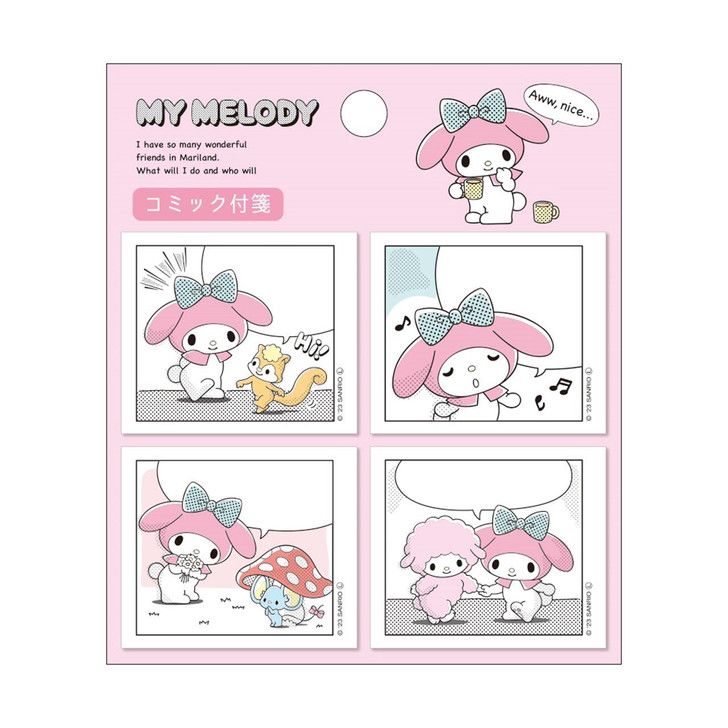 アメコミ melody66666 Sanrio Sticky Note Pad Comic Book My Melody