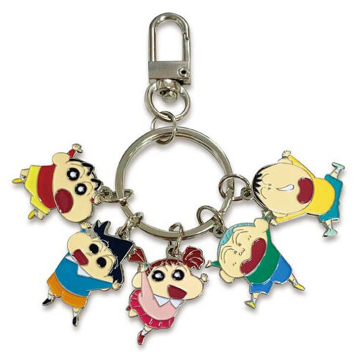 Other 5 Charm Keyring Crayon Shin-chan Friends