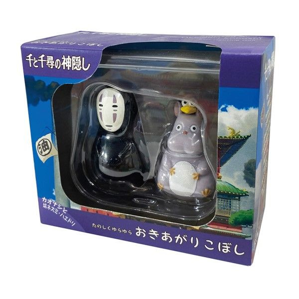 Ensky Studio Ghibli Daruma Swaying Figure Faceless & Mouse Boh (Spirited Away)