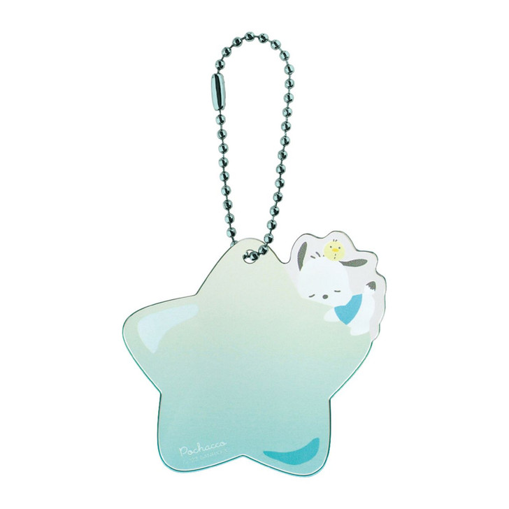 T's Factory Sanrio Character Keychain with Sticker Pochacco