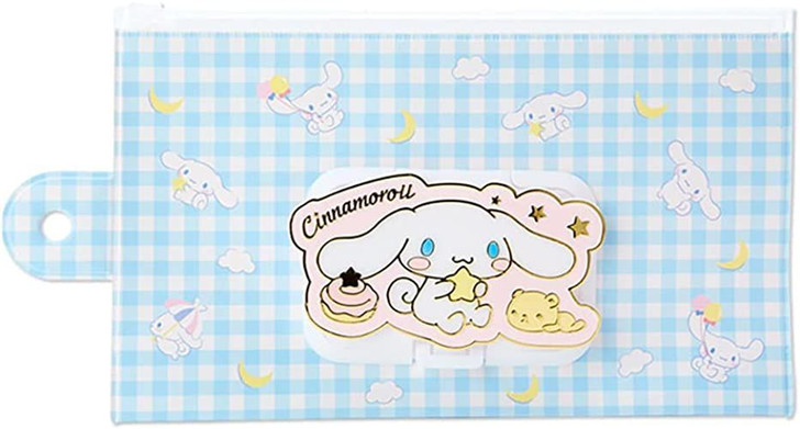 Sanrio Reusable Wet Wipes Cover/Pouch - Cinnamoroll