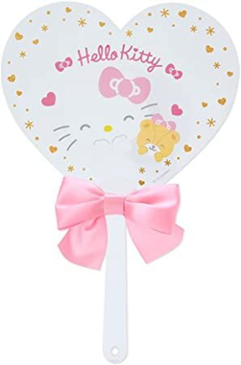 Sanrio Clear Mini Fan (Smiling) Hello Kitty
