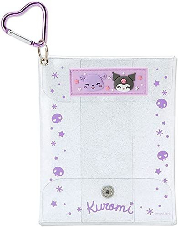 Sanrio Clear Pouch - Kuromi (Smiling)