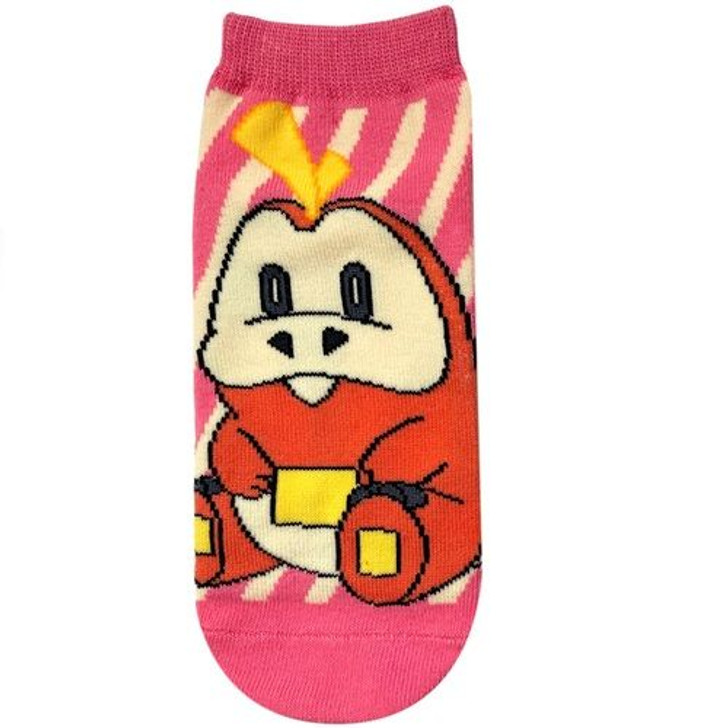 Pokemon Center Original Character Stripe Socks Fuecoco 23-25cm