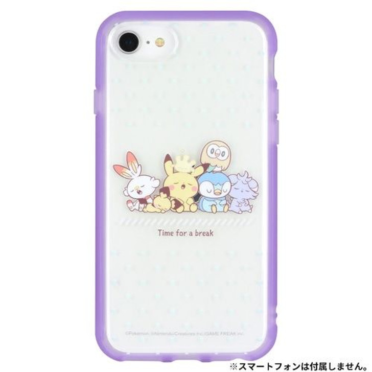 Pokemon Center Original PokePeace IIIIfit Clear Case for iPhone SE (3rd/2nd gen.)/8/7/6s/6 - Time for a break