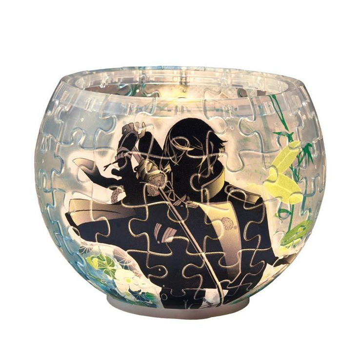 Yanoman 2201-36 3D LED Lamp Shade Puzzle Touken Ranbu - Higekiri (80 Pieces)