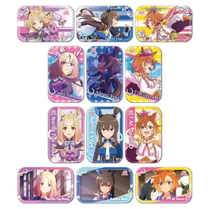 Ensky Umamusume: Pretty Derby Road to The Top Tin Badge Collection 12pcs Complete Box