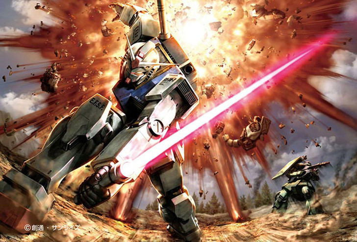 Beverly Jigsaw Puzzle M108-183 Mobile Suit Gundam (108 S-Pieces) (4977524581833)
