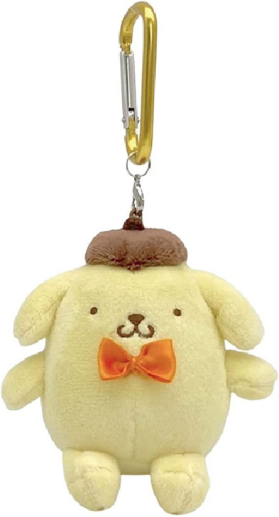 Nakajima Plush Mascot Holder with Carabiner - Sanrio Pom Pom Purin