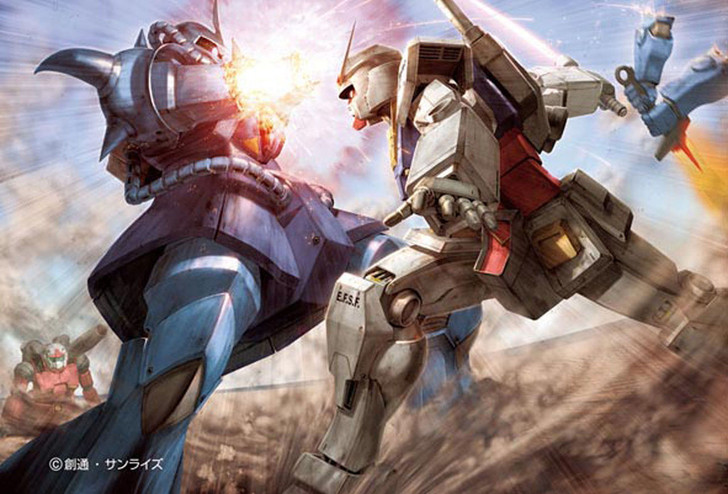 Beverly Jigsaw Puzzle M108-186 Mobile Suit Gundam (108 S-Pieces) (4977524581864)