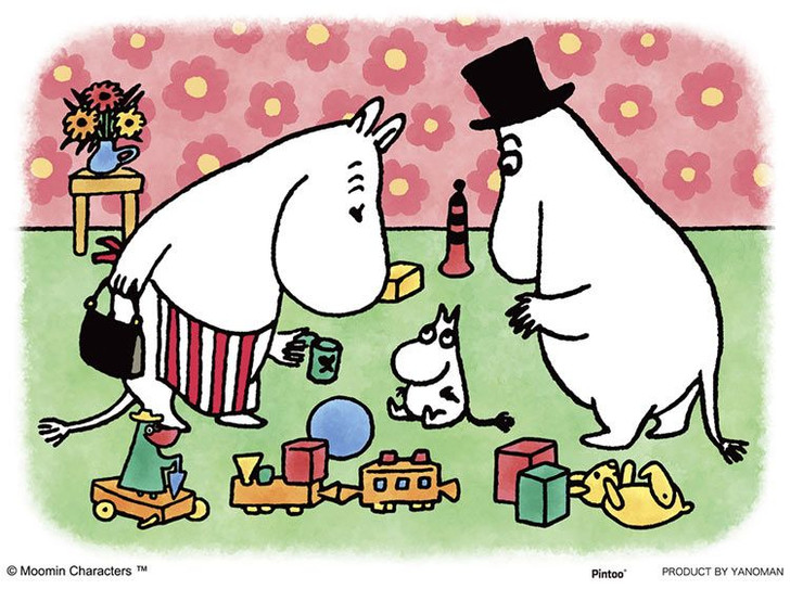 Yanoman 2301-31 Jigsaw Puzzle Moomin Mug (150 Pieces)