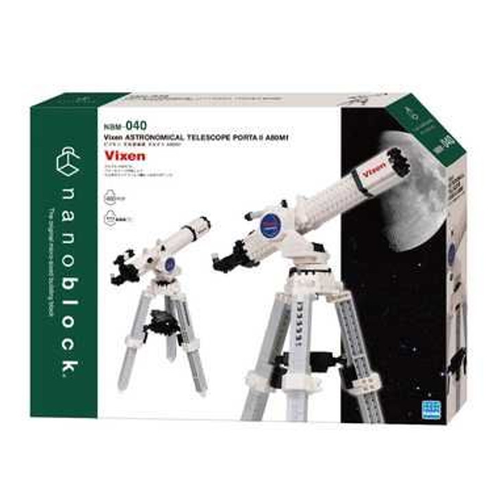 Kawada Nanoblock Vixen Astronomical Telescope Porta II A80Mf