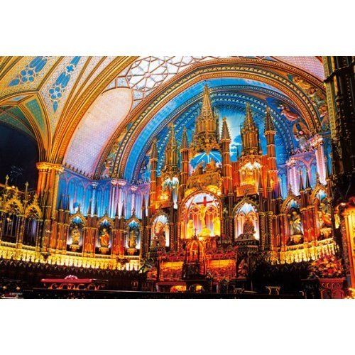 Beverly Jigsaw Puzzle M71-829 Notre-Dame Basilica (Montreal) (1000 S-Pieces) (4977524718291)