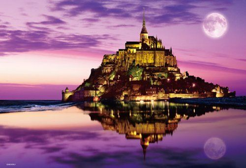 Beverly Jigsaw Puzzle M71-830 Mont Saint-Michel in France (1000 S-Pieces) (4977524718307)