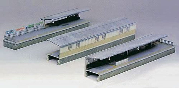 Greenmax 2615 One-sided Platform (Modern Type) (N scale)