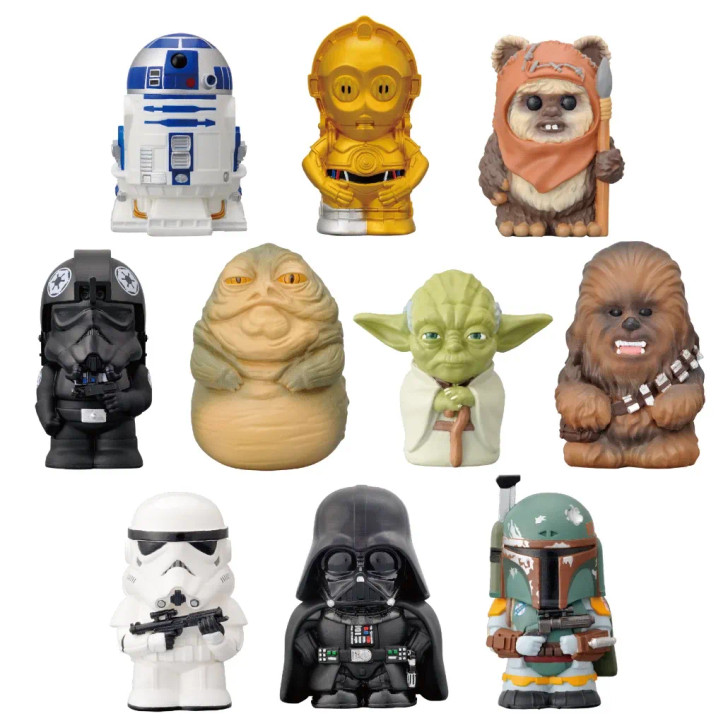 Ensky Star Wars Sofvi Puppet Mascot Figure Collection 10pcs Complete Box