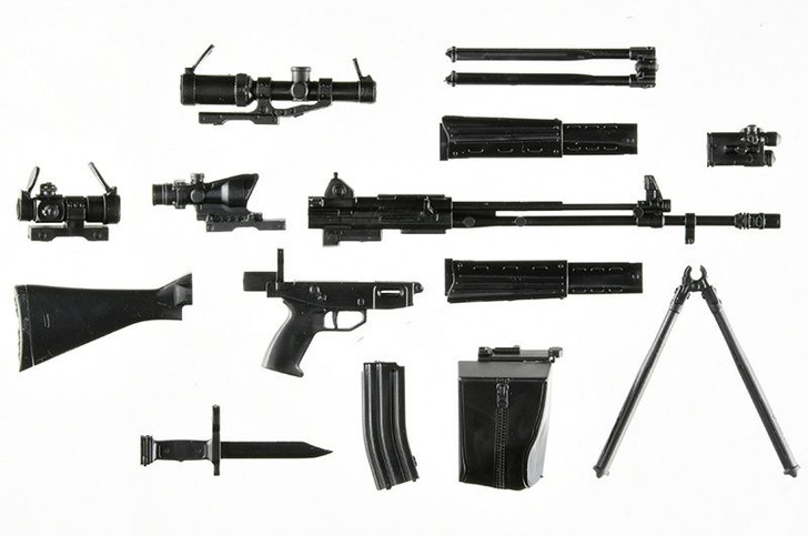 Tomytec Military Series 1/12 Little Armory LA089 Type 89 Assault Rifle Type 1.5 Plastic Model