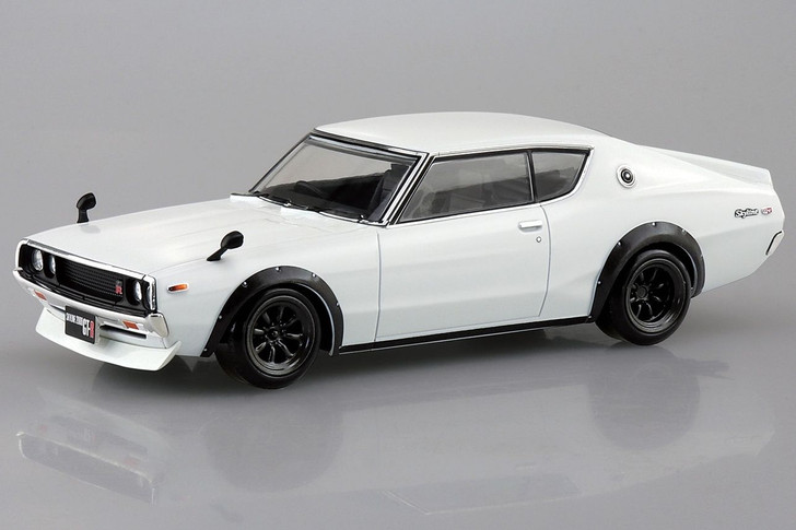 Aoshima The Snap Kit 1/32 Nissan C110 Skyline GT-R Custom (White) Plastic Model