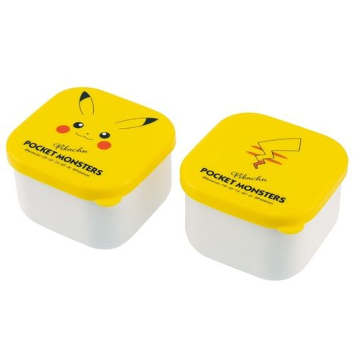 Pokemon Center Original Mini Container Set of 2 Pikachu Face 23