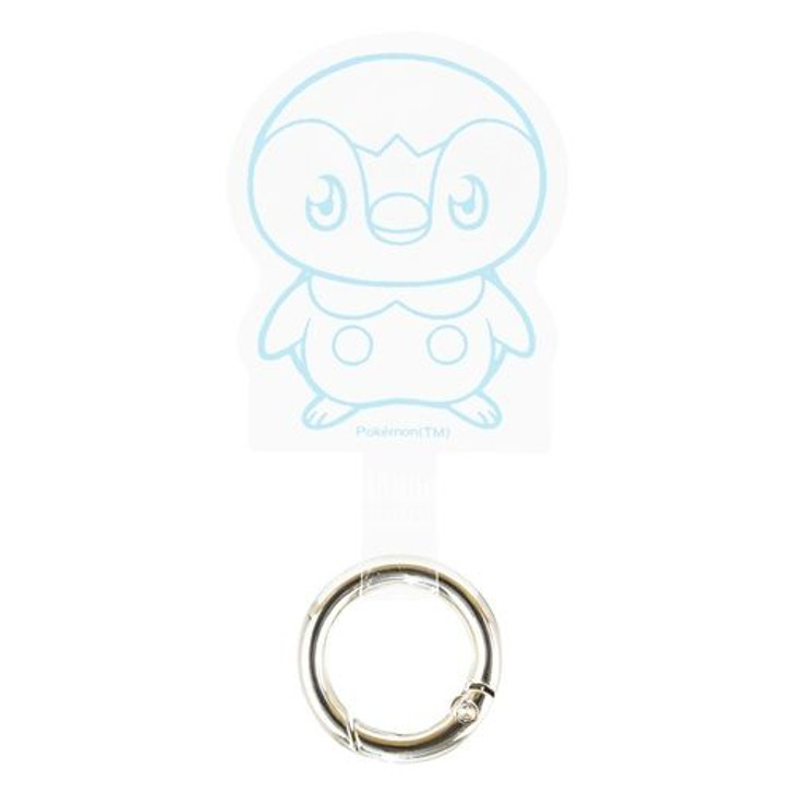 Pokemon Center Original PokePeace Phone Lanyard Ring Holder - Piplup