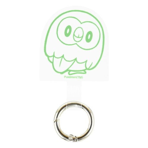 Pokemon Center Original PokePeace Phone Lanyard Ring Holder - Rowlet