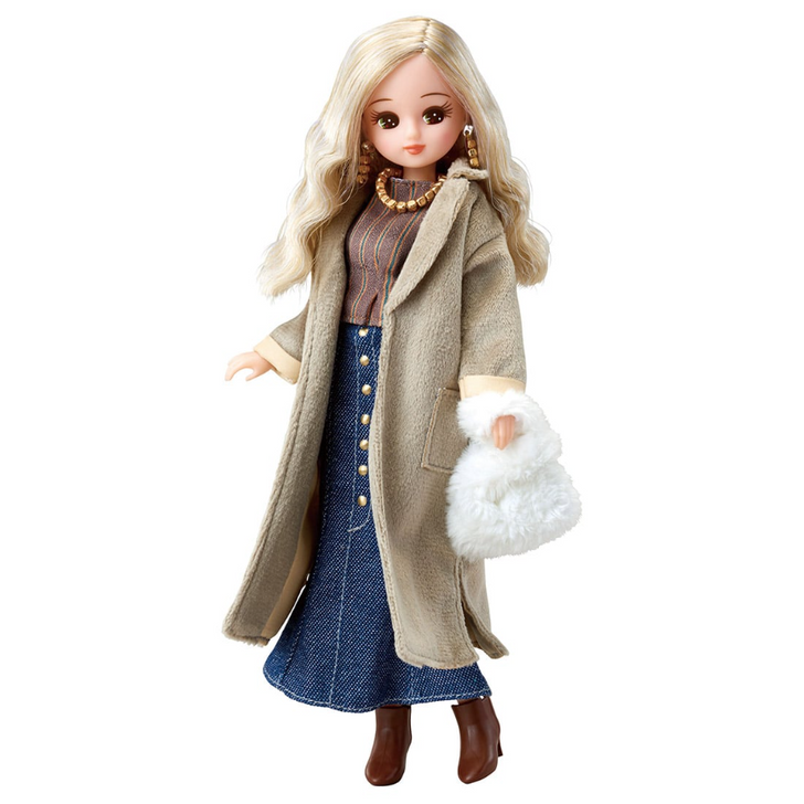 Takara Tomy Licca Dol Stylish Doll Collection Khaki Raffine Style