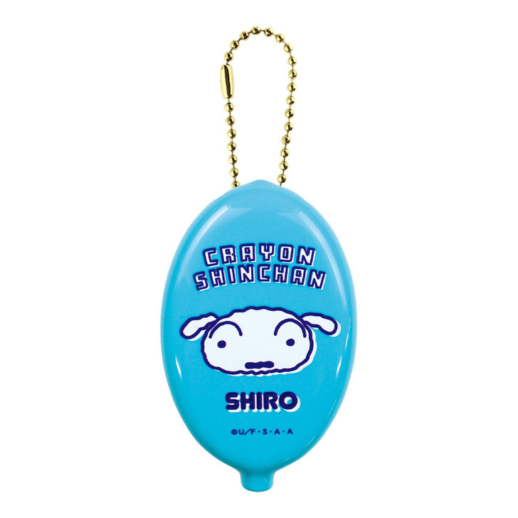 T's Factory Rubber Coin Case Crayon Shin-chan Shiro