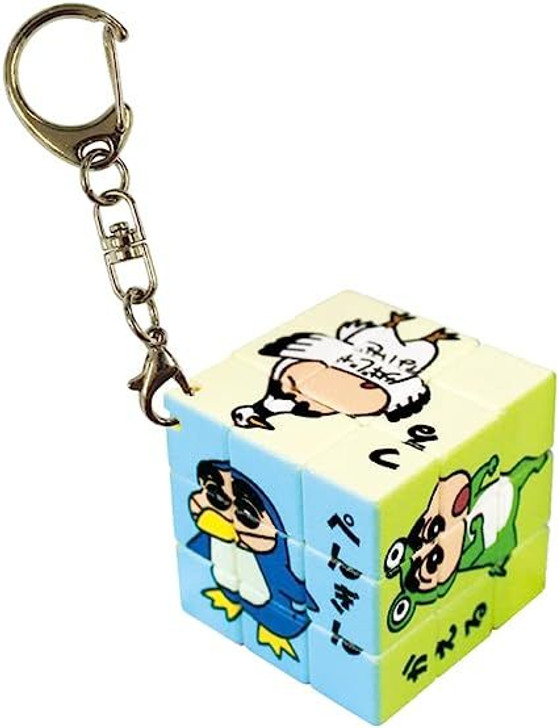 T's Factory Puzzle Cube Keychain Crayon Shin-chan in Different Costumes