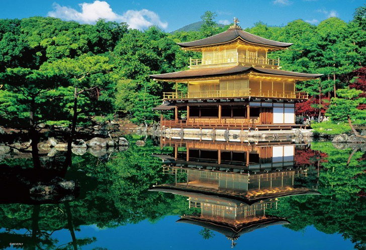 Beverly Jigsaw Puzzle M81-835 Golden Temple Kinkaku-ji (1000 S-Pieces) (4977524818359)