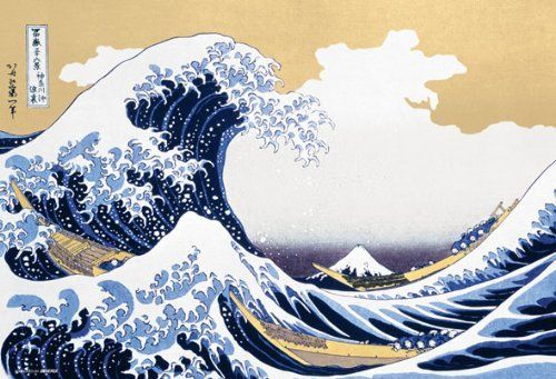 Beverly Jigsaw Puzzle M81-838 The Great Wave off Kanagawa Mt. Fuji(1000 S-Pieces (4977524818380)