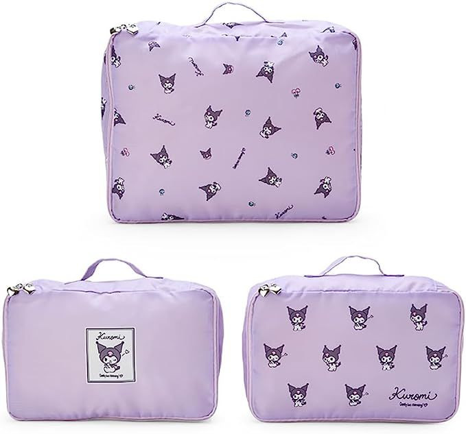 Sanrio Travel Pouch Set of 3 Kuromi