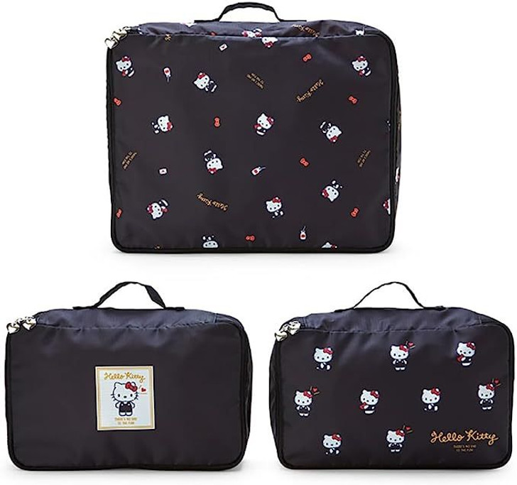 Sanrio Travel Pouch Set of 3 Hello Kitty