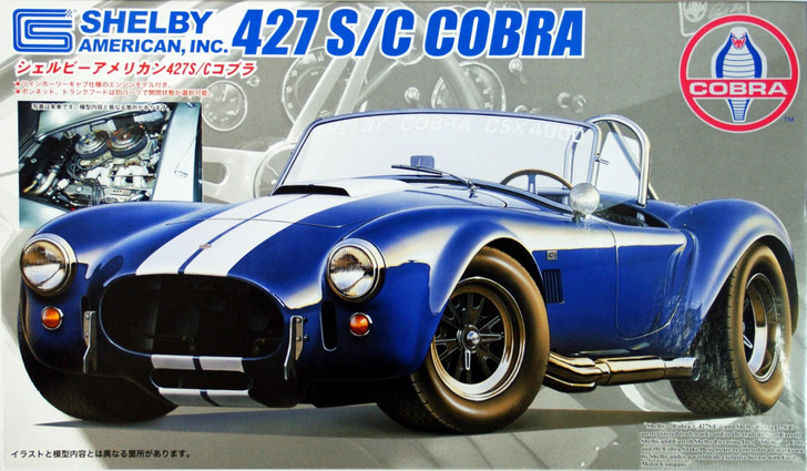 Fujimi RS-05 Shelby 427 S/C Cobra 1/24 scale kit (4968728120898)