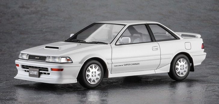 Toyota Corolla Levin White イグニッションモデル ignition model Toyota Corolla Levin 3Dr (AE86) BEV (1／18