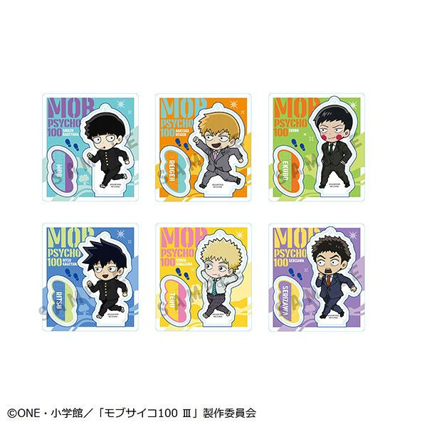 Tokotoko Acrylic Stand Mob Psycho 100 III 6pcs Complete Box