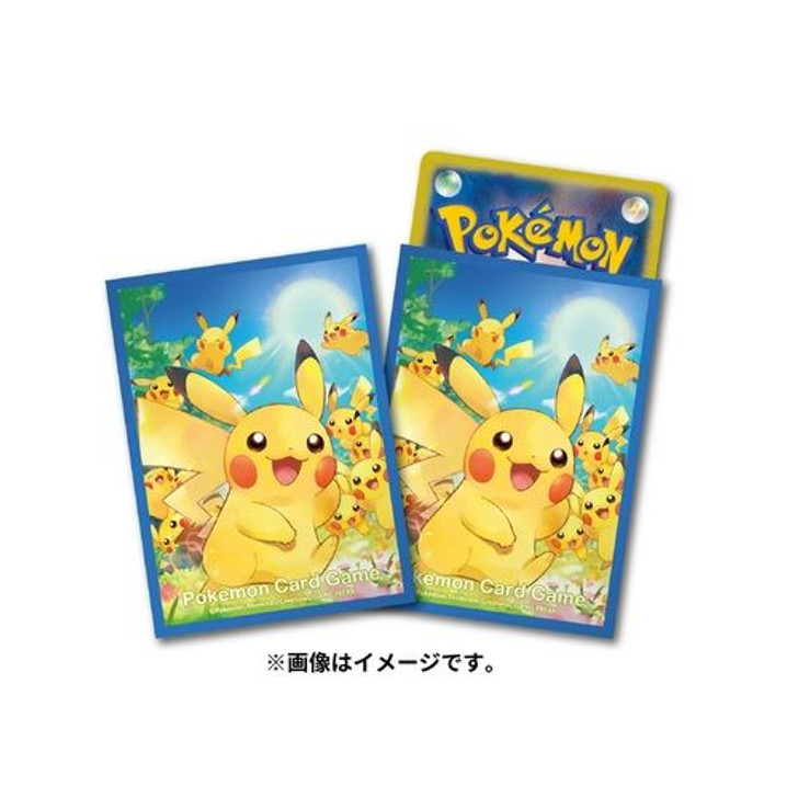 Pokemon Card Game TCG Deck Sleeves Pikachu Festival