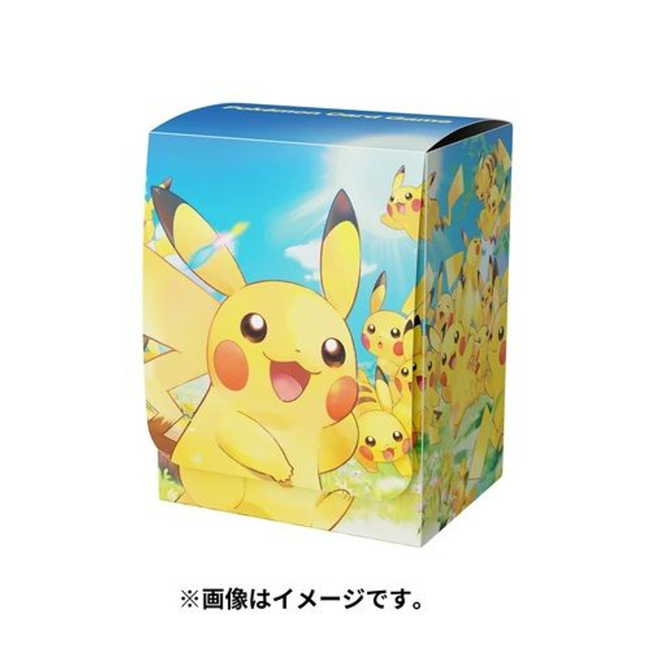 Pokemon Card Game TCG Deck Case Pikachu Festival