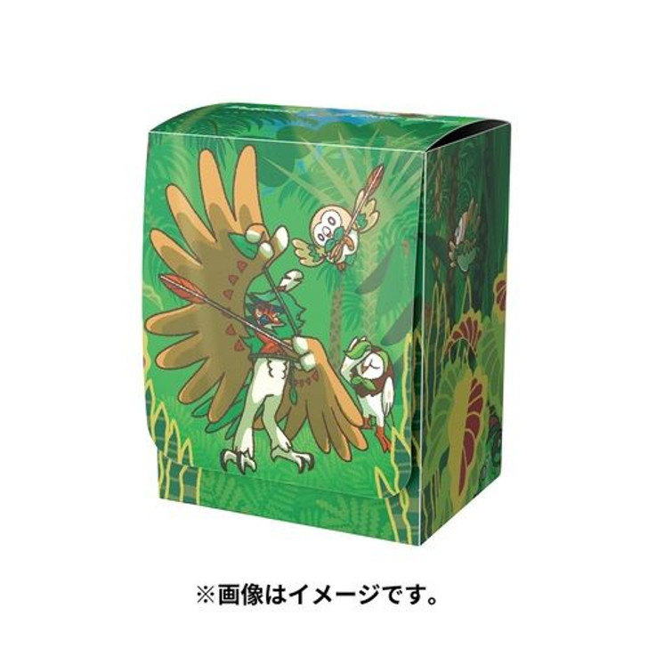 Pokemon Center Original Pokemon Card Game TCG Deck Case Jungle Decidueye