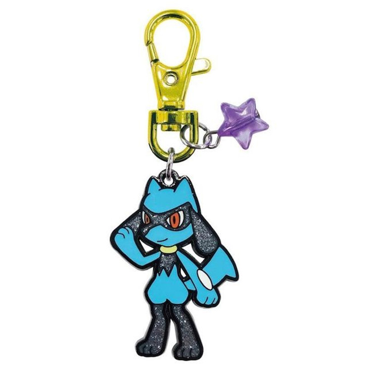 SK JAPAN Kirakira Metal Keychain Riolu