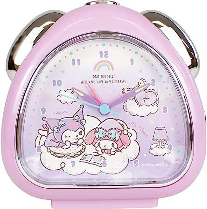 T's Factory Sanrio Alarm Clock Good Night My Melody & Kuromi