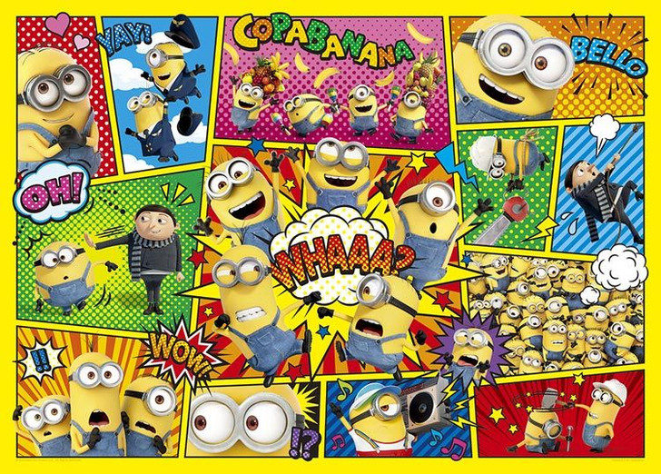 Yanoman 05-1031 Jigsaw Puzzle Minions Comic Art II (500 Pieces)